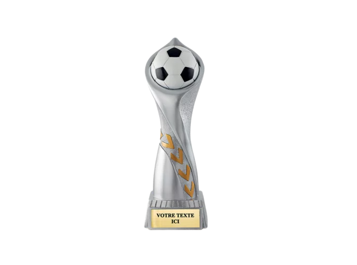 Trophee resine trophee foot h.40 cm