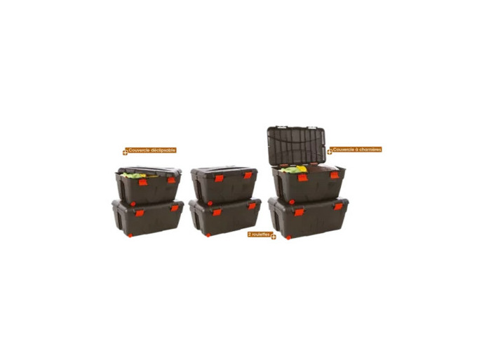 Malle de rangement 200 litres