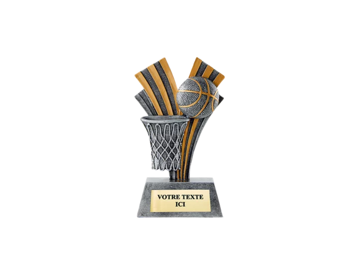 Trophee resine basket h. 18 cm