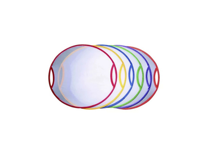 Lot de 6 raquettes-assiette