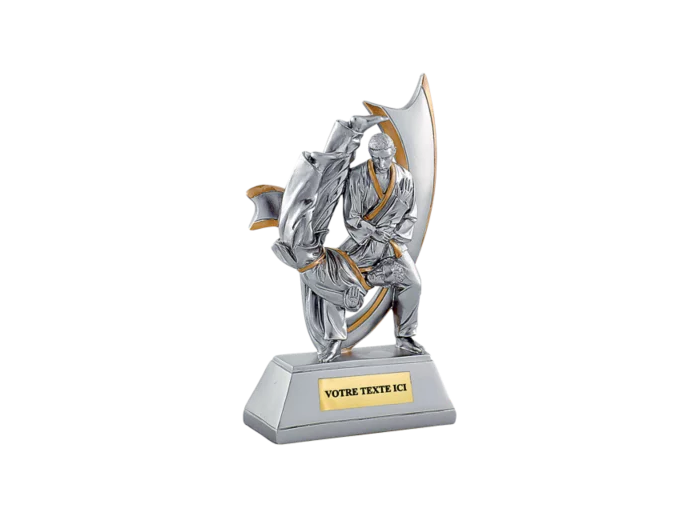 Trophee resine judo h. 20 cm
