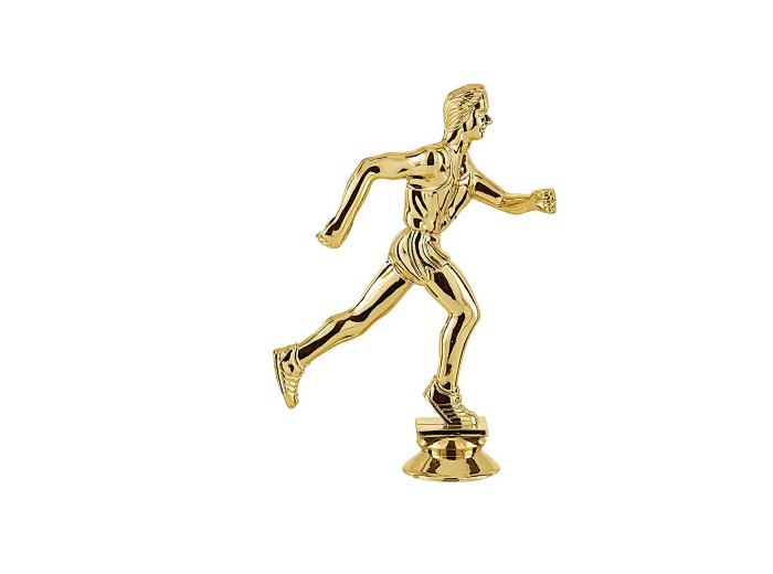 Sujet plastique or cross f h. 14cm