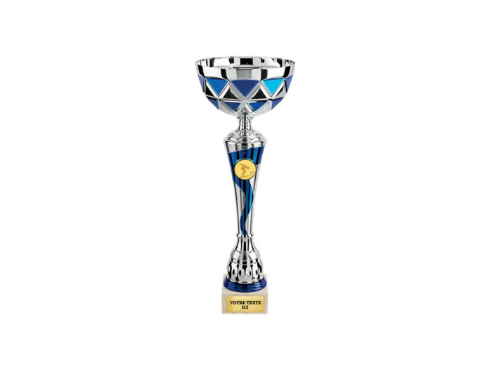 Coupe class arg/bleu h 42cm d 160mm