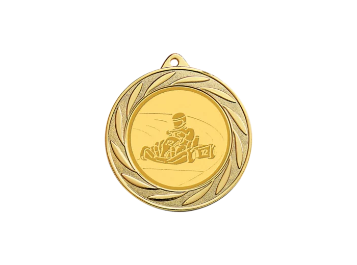 Medaille porte-centre fer or d 70mm