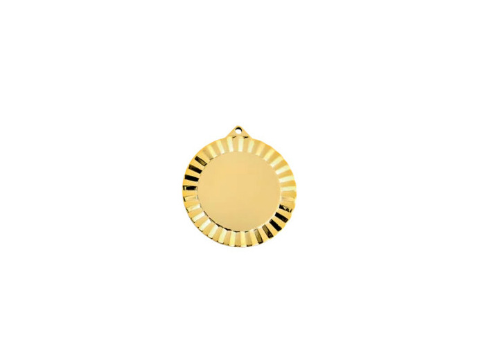 Medaille porte-centre or diametre 7