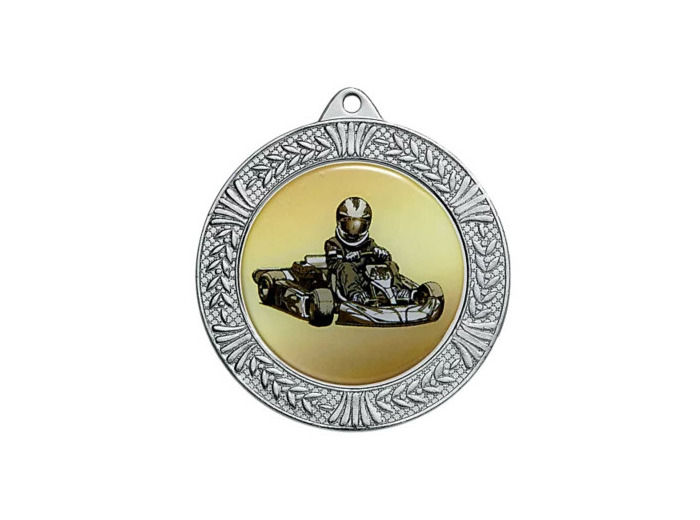 Medaille fer diam70mm argent