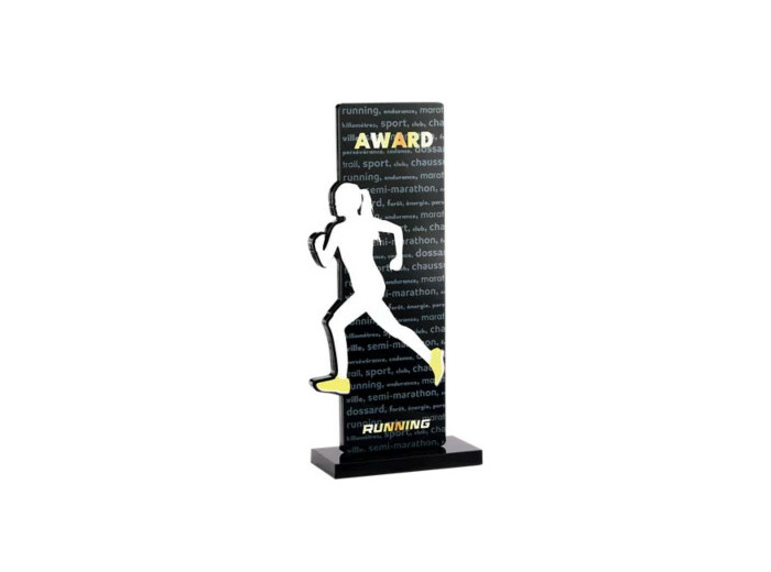 Trophee acrylique personnalisable n