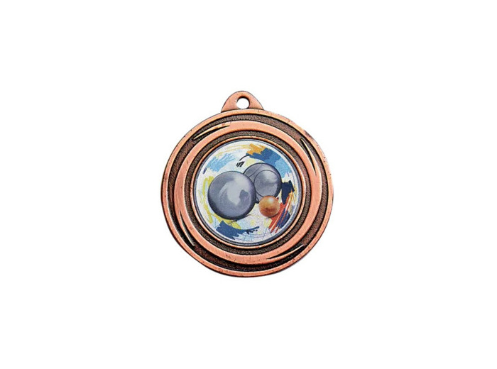 Medaille porte-centre fer bronze d 40 mm