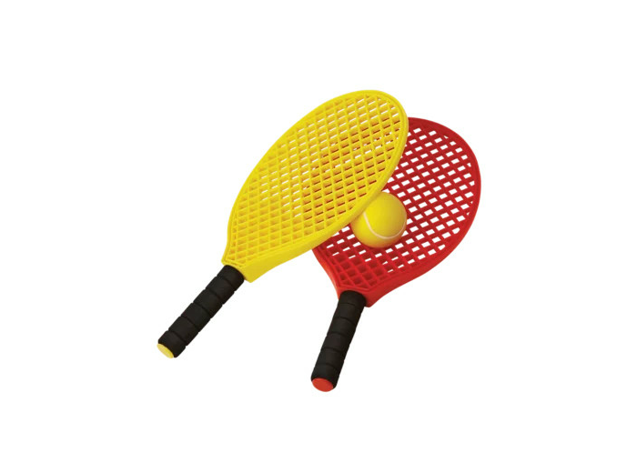 Lot de 2 raquettes + 1 balle mini tennis