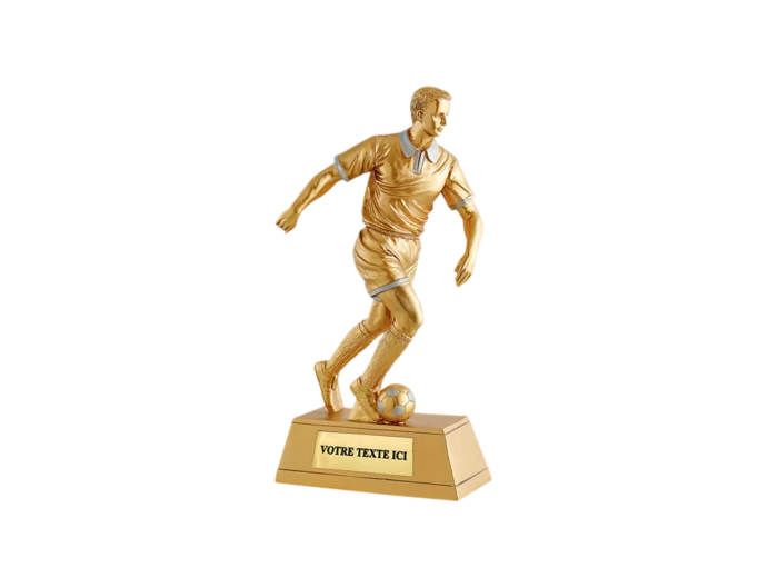 Trophee resine joueur foot h.36cm