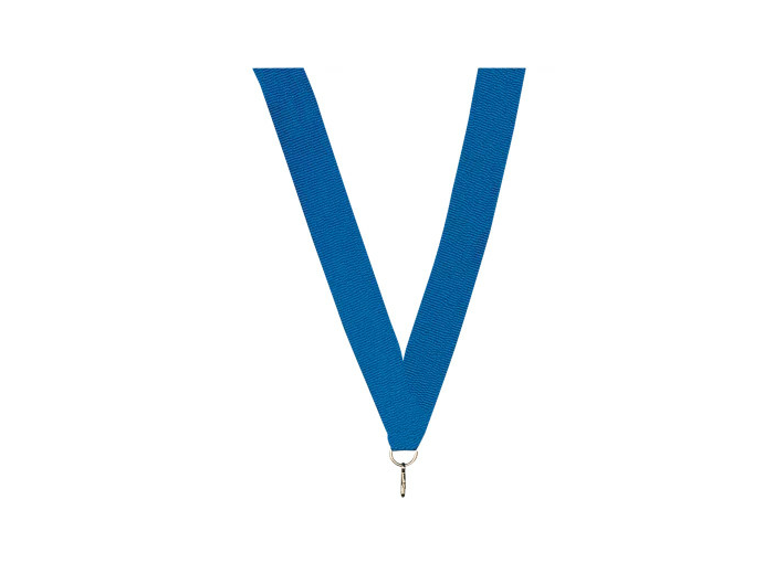 Ruban bleu large 80x2.2cm