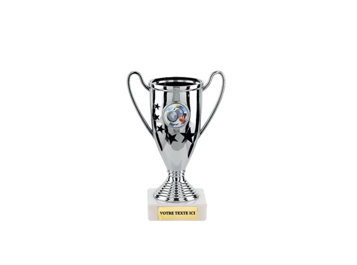 Lot de 12 coupes en argent bol abs h.16cm