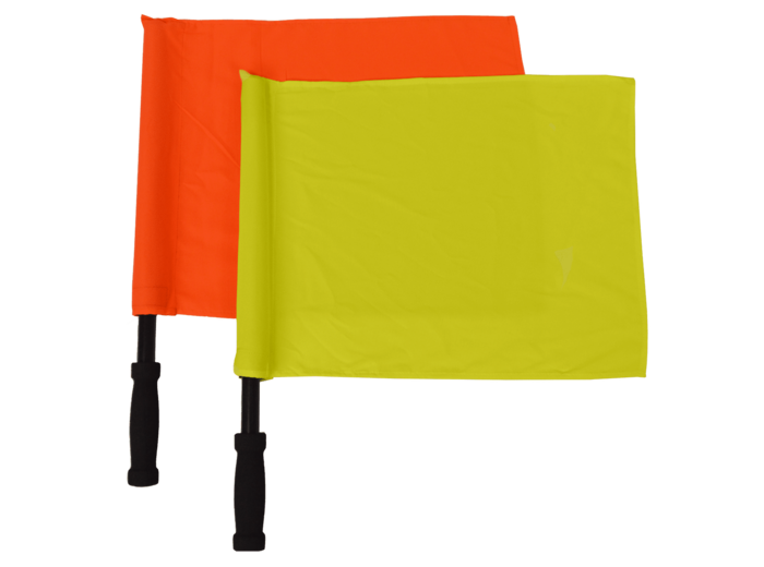 Paire de drapeaux de touche unis