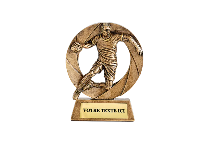 Trophee resine eco hand h. 11 cm