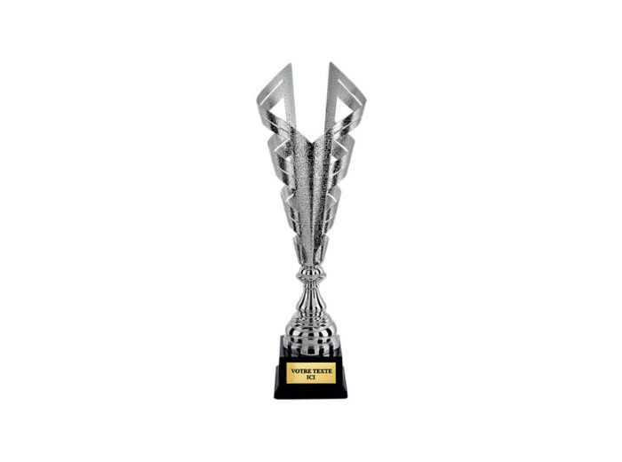Coupe prest arg embosse h 59cm