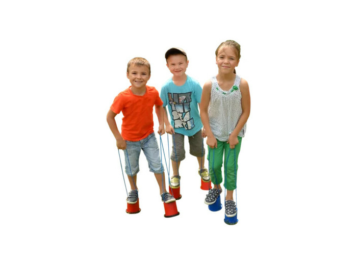 Paire d'echasses pvc antiderapantes