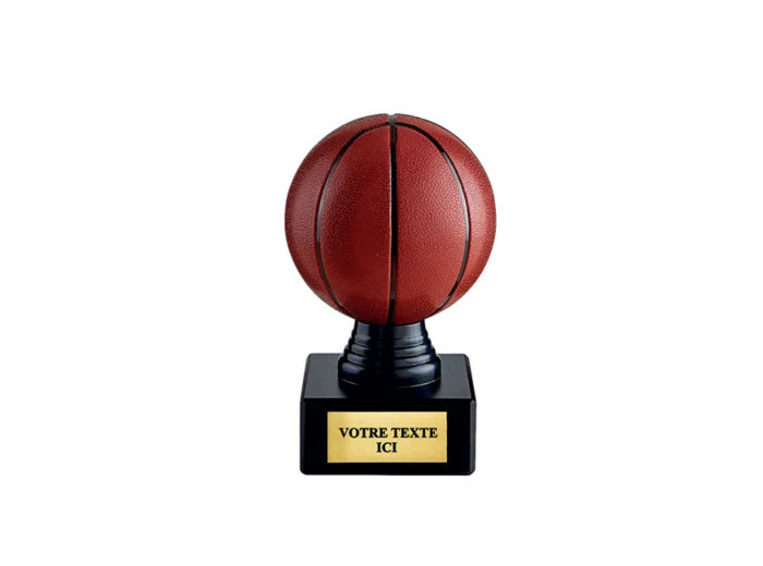 Trophee plas basket-ball h 13 cm