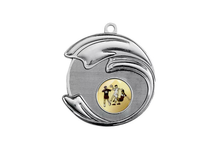 Medaille zamak diam70mm argent
