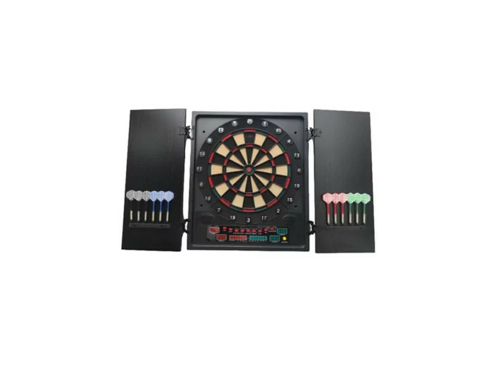 CIBLE ELECTRONIQUE COFFRET BOIS