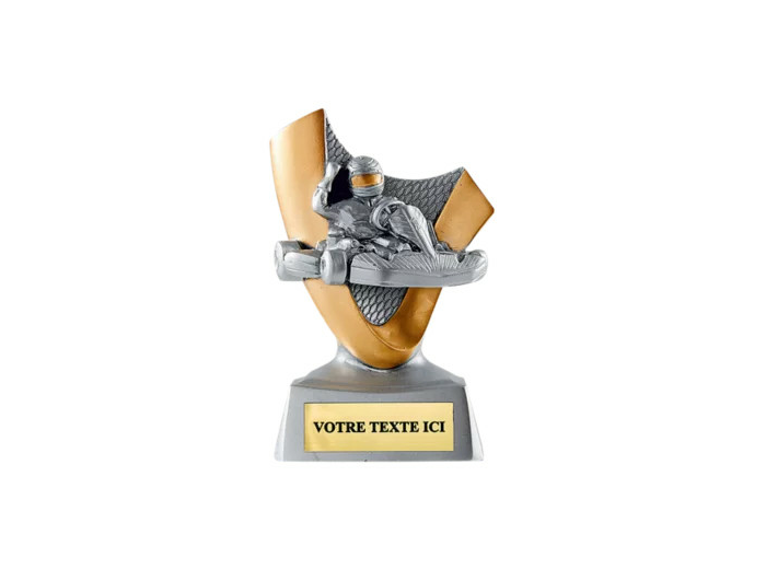 Resine karting h.14 cm