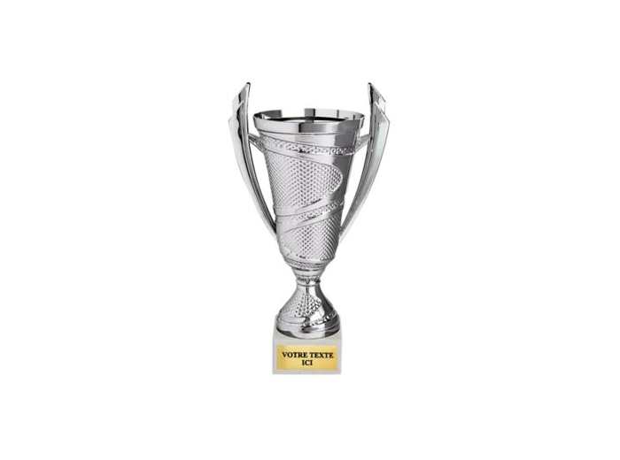 Coupe classique argent hauteur 37,5