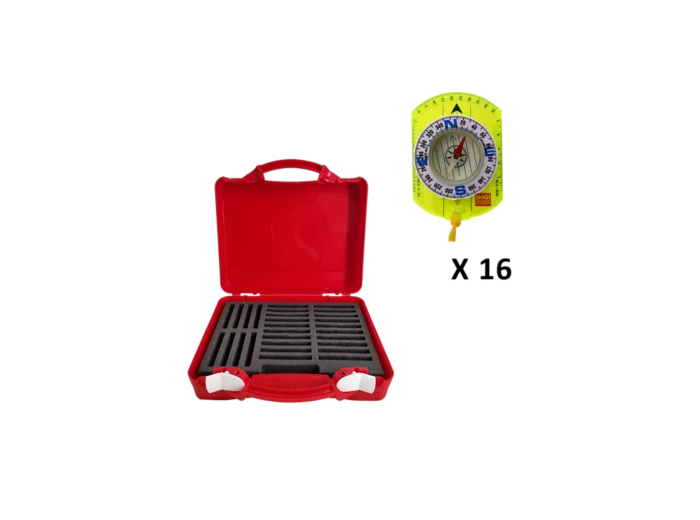 Coffret scolaire 16 boussoles sco