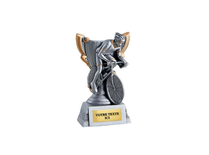 Trophee resine discip cyclisme h 11cm