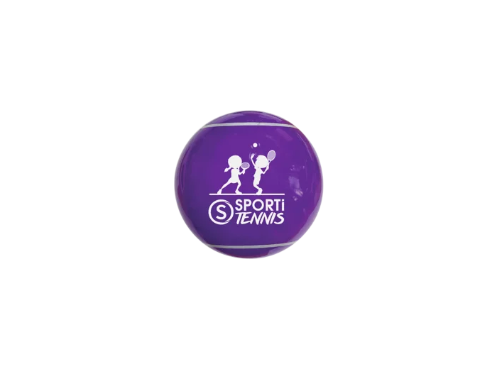 Balle de tennis galaxie violette