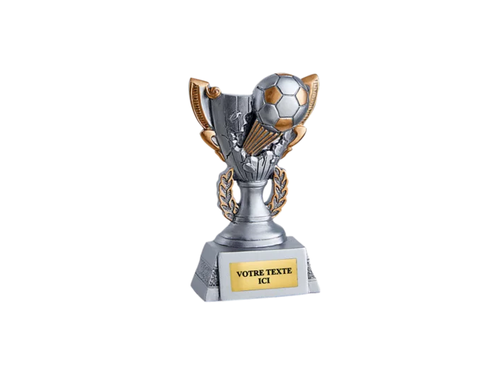 Trophee resine discip football h 11cm