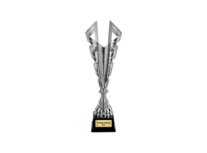Coupe prest arg embosse h 59cm