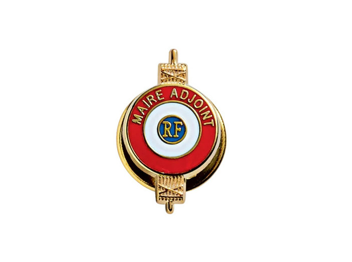 Insigne boutonnière-maire adjoint