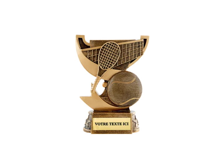 Trophee resine tennis h. 11cm