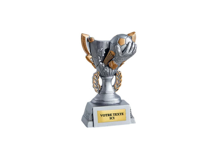 Trophee resine discip football h 11cm