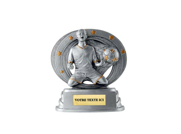 Trophee resine eco joueur foot h.11cm