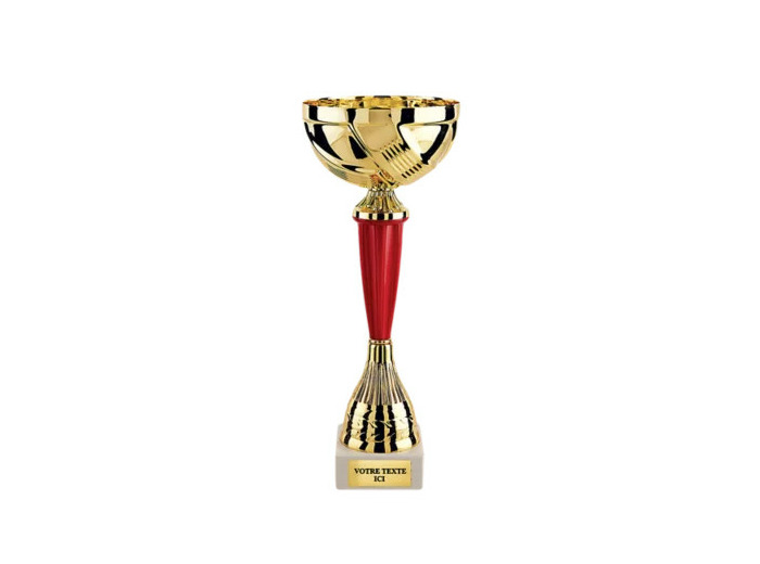 Coupe eco or/rouge h 30 cm d 120 mm