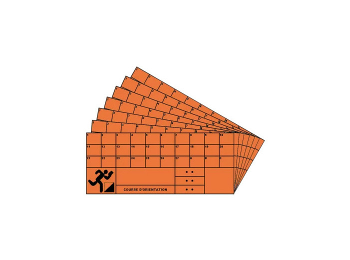 Lot de 50 cartons de contrôle