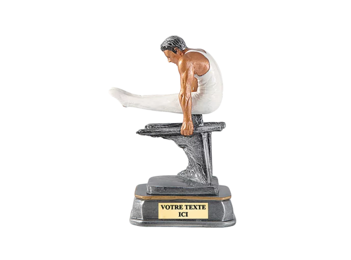 Trophee resine gym homme h. 21 cm