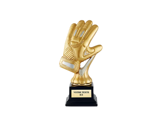 Trophee resine gardien foot h.27 cm