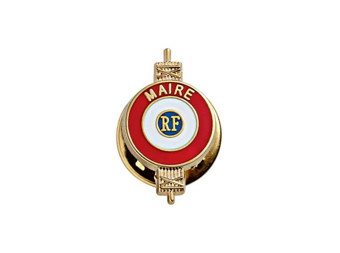 Insigne boutonnière-maire