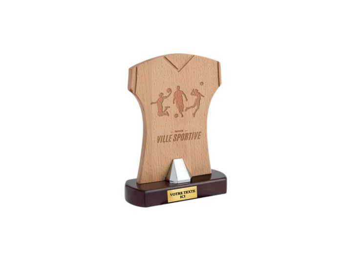 Trophee bois personnalisable hauteu
