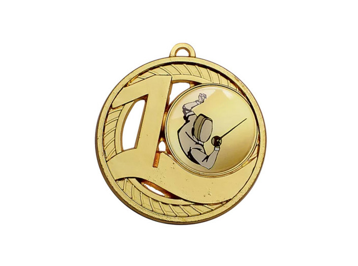 Medaille zamak diam50mm or