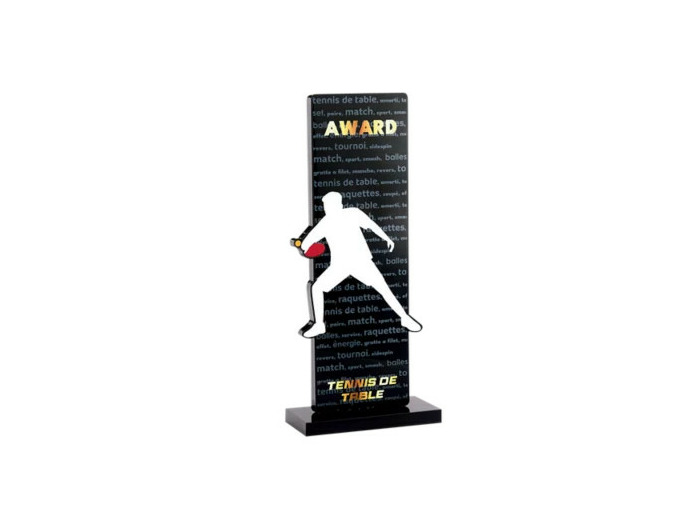 Trophee acrylique personnalisable n