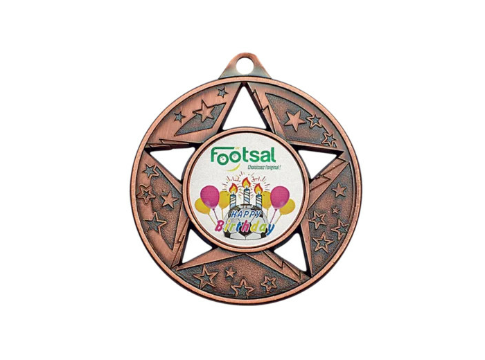 Medaille zamak diam50mm bronze