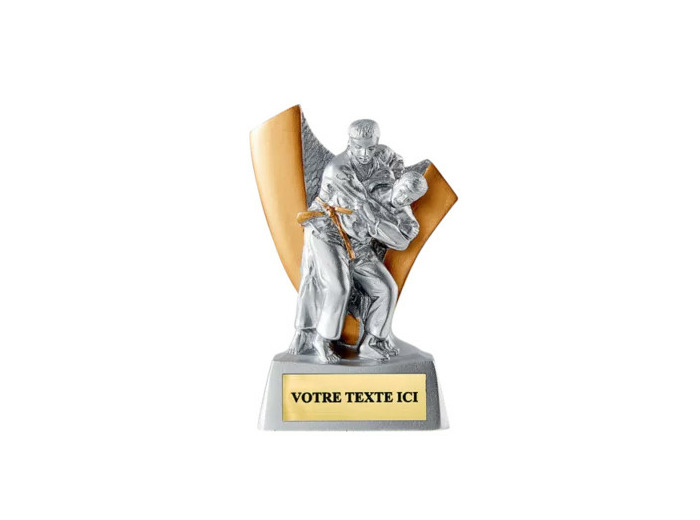 Trophee resine eco judo h h. 10 cm