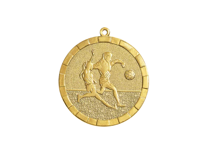 Medaille frappee fer foot fe 50mm