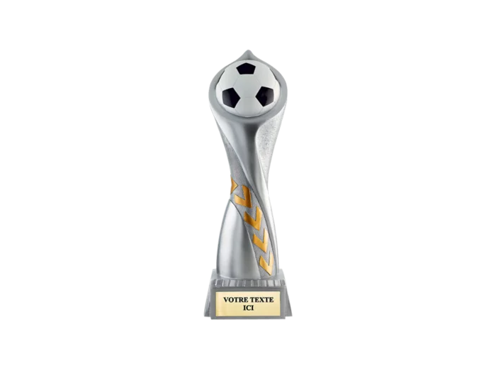 Trophee resine trophee foot h.80 cm