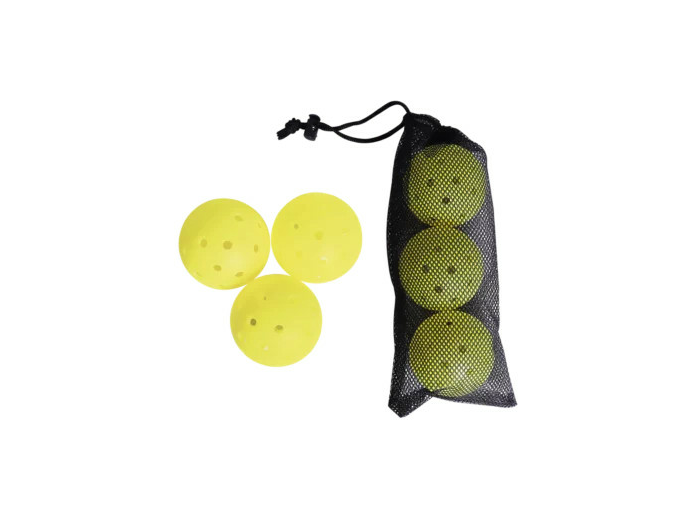 Lot 3 balles pickleball outdoor