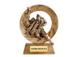 Trophee resine eco judo feminin h. 11 cm