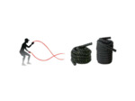 Corde ondulatoire 9 m x 26 mm