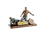 Trophee resine discipline argent/br